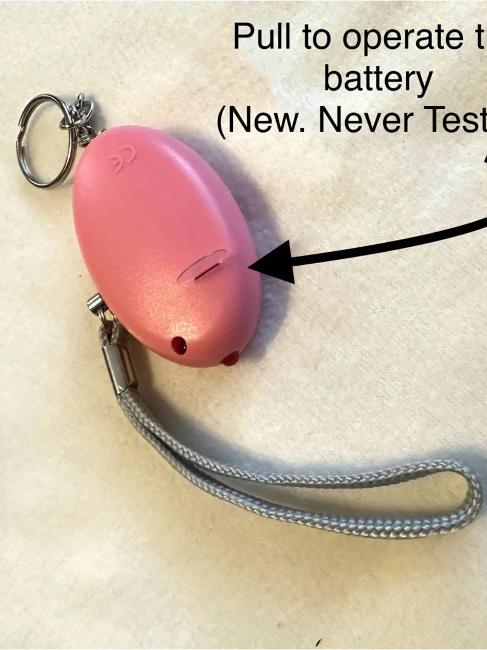 Personal Alarm Accessories Bundle Lot Pom Pom Keychain Pouch Lipstick Holder Kit